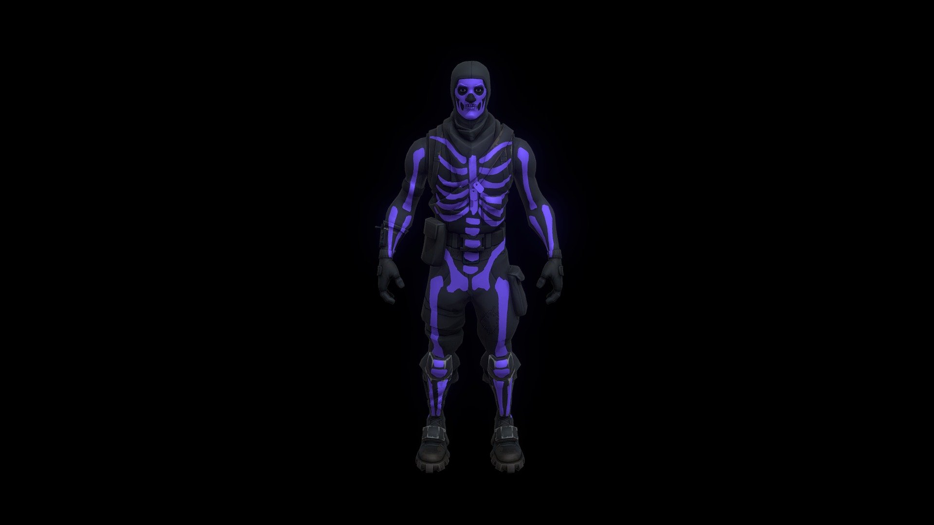 Purple skull trooper