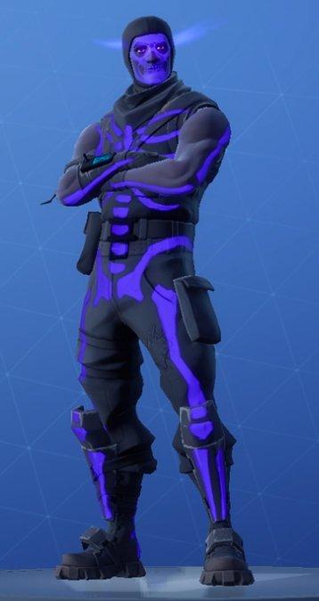 Purple skull trooper wallpapers