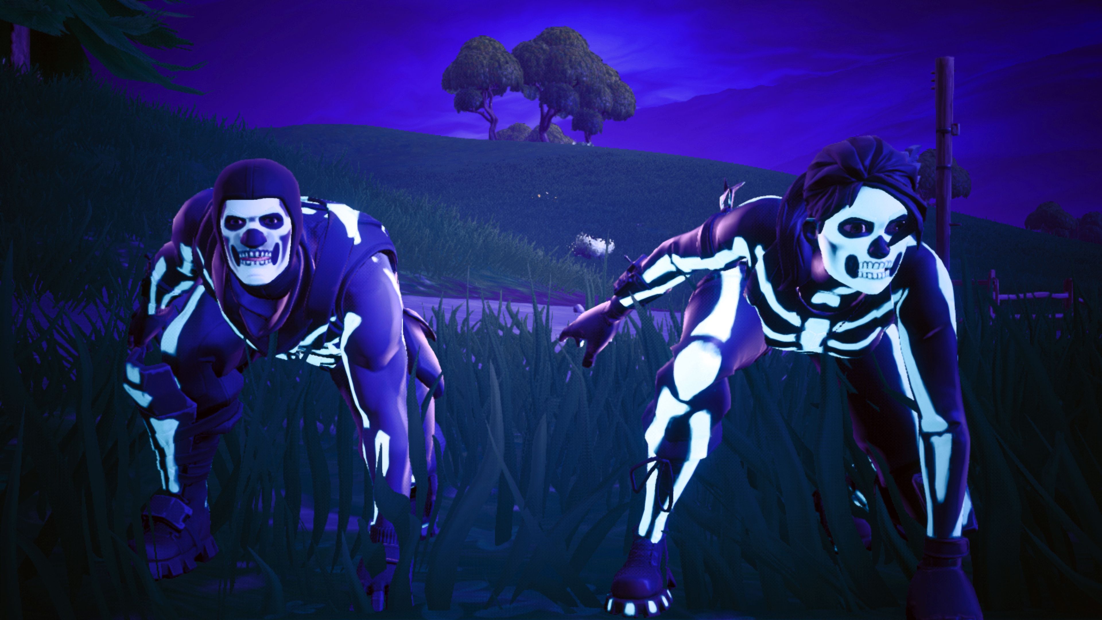 Girl fornite skulls trooper s on