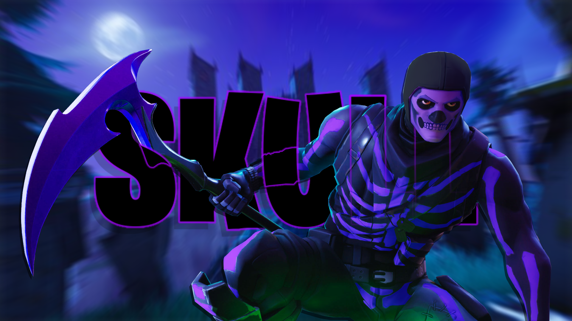 This is a purple skull trooper background i made a while ago but only decided to post it now thoughts