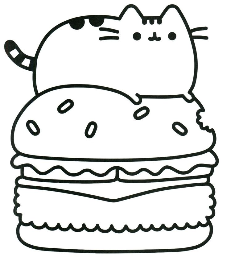 Inspired photo of pusheen cat coloring pages