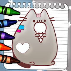 Pusheen cat coloring book