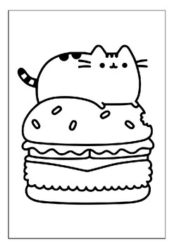 Pusheen printable coloring sheets for kids charming cats world awaits