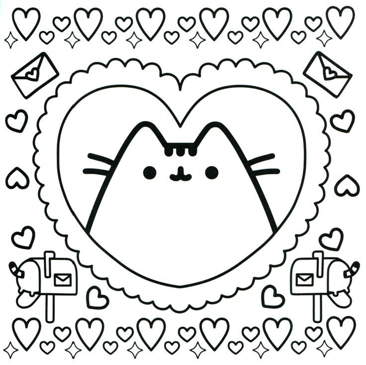 Printable coloring pages unicorn coloring pages valentine coloring pages pusheen coloring pages