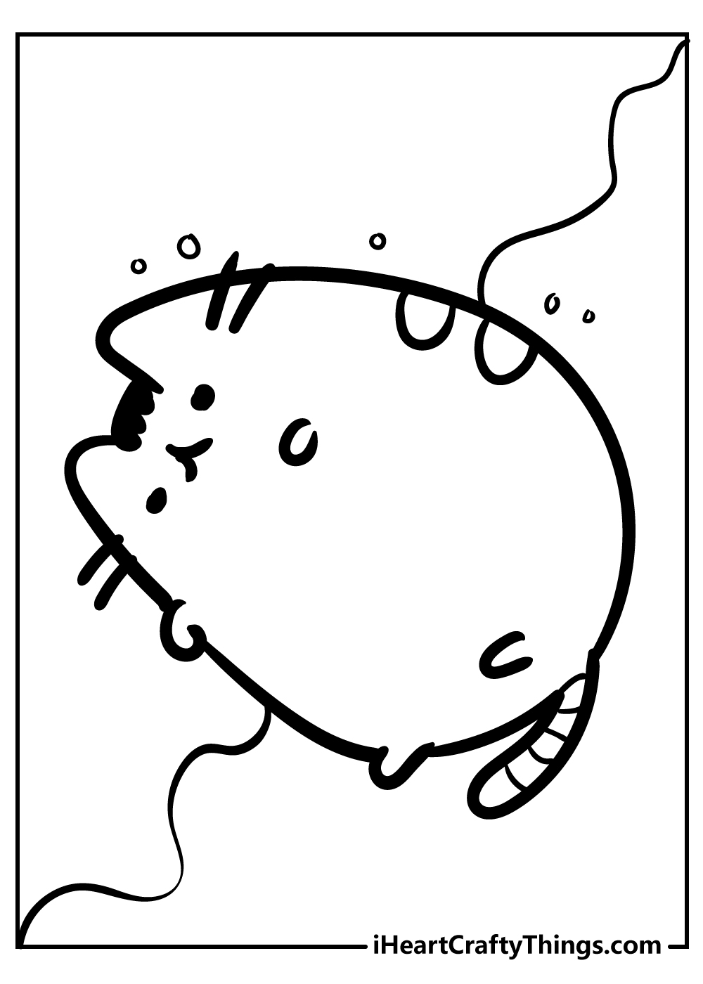 Pusheen coloring pages free printables