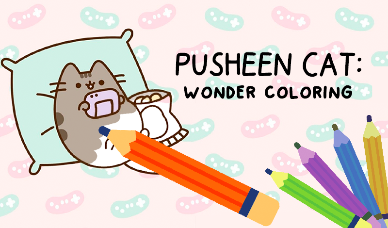 Pusheen cat wonder coloring â play online for free on games