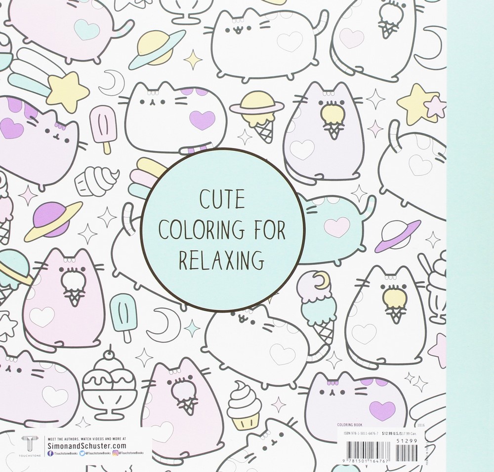 Pusheen coloring book by claire belton a pusheen book