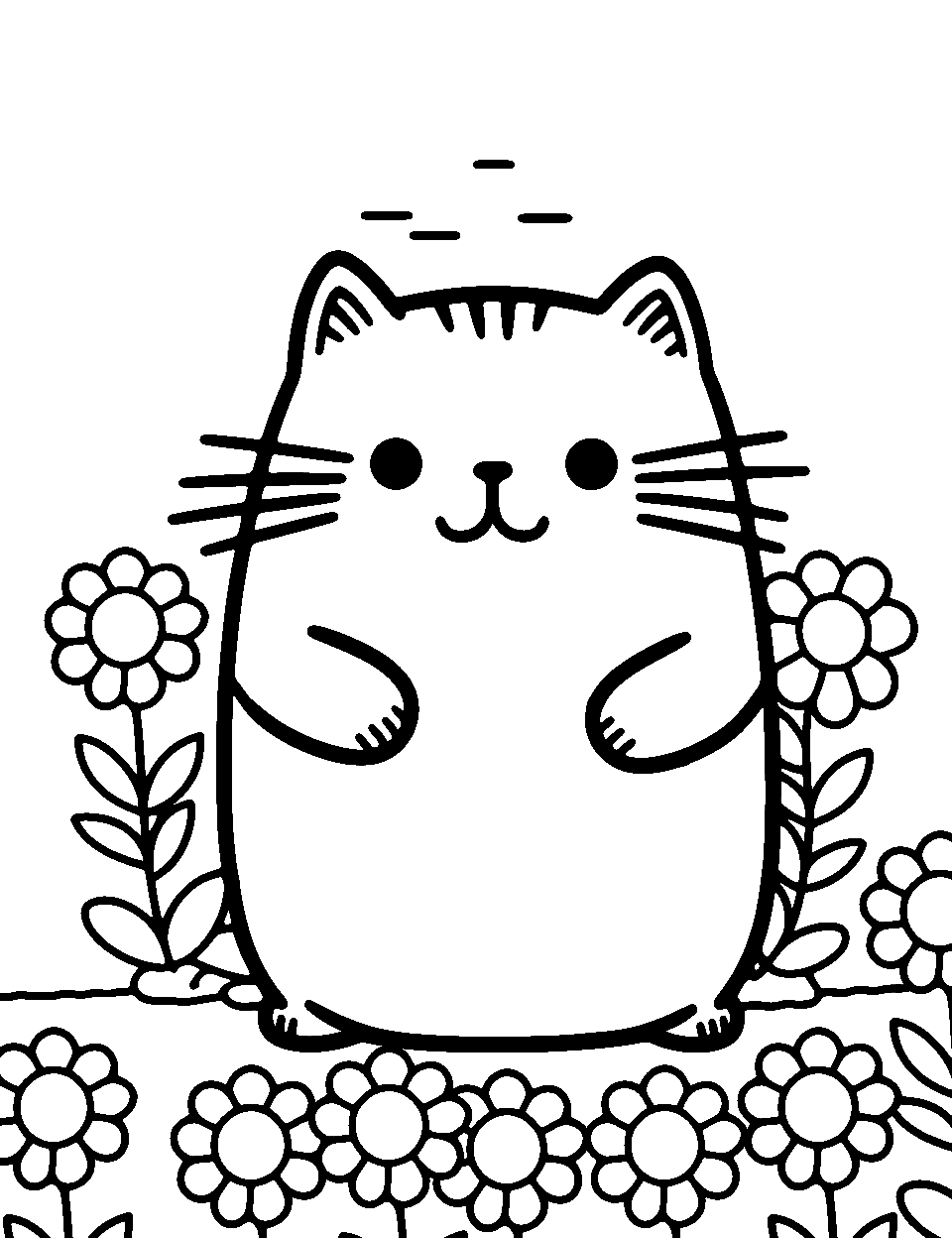 Pusheen coloring pages free printable sheets