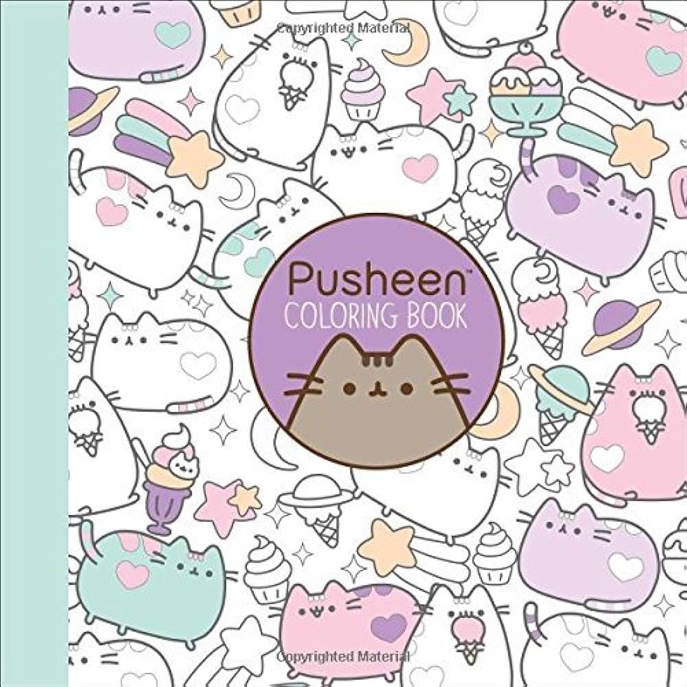 Pusheen coloring book claire belton books