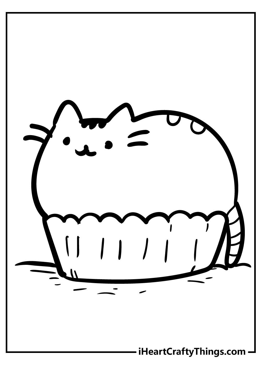 Pusheen coloring pages free printables