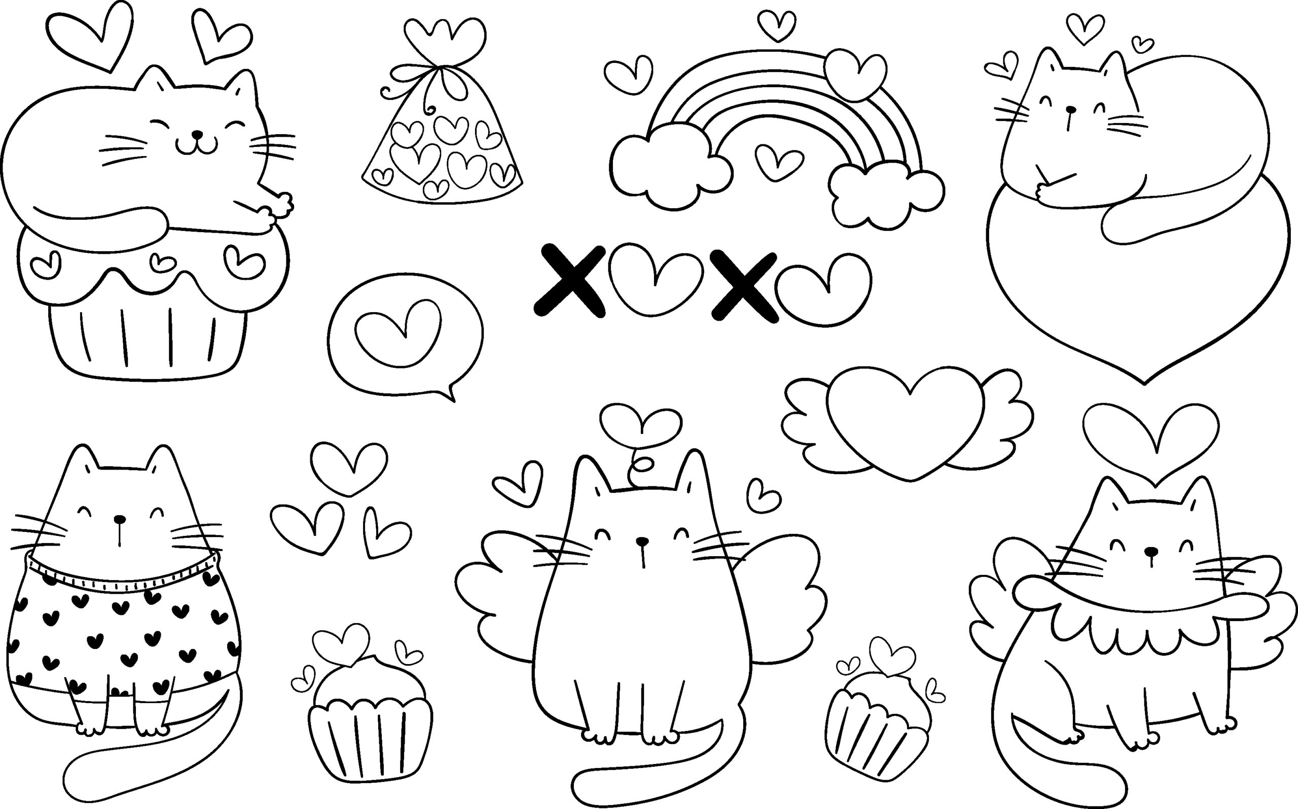 Printable love coloring pages for kids add some lovely colors