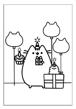 Pusheen printable coloring sheets for kids charming cats world awaits