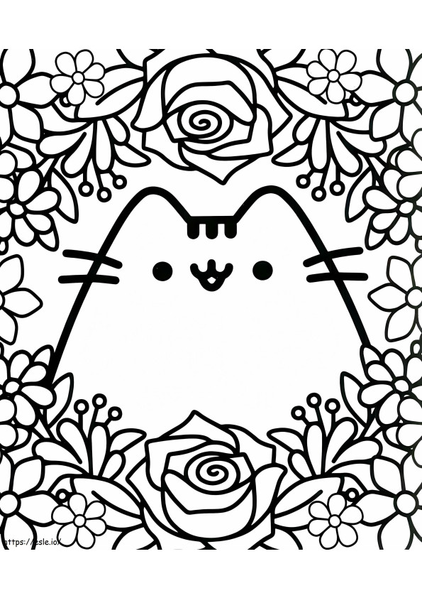 Pusheen coloring coloring pages