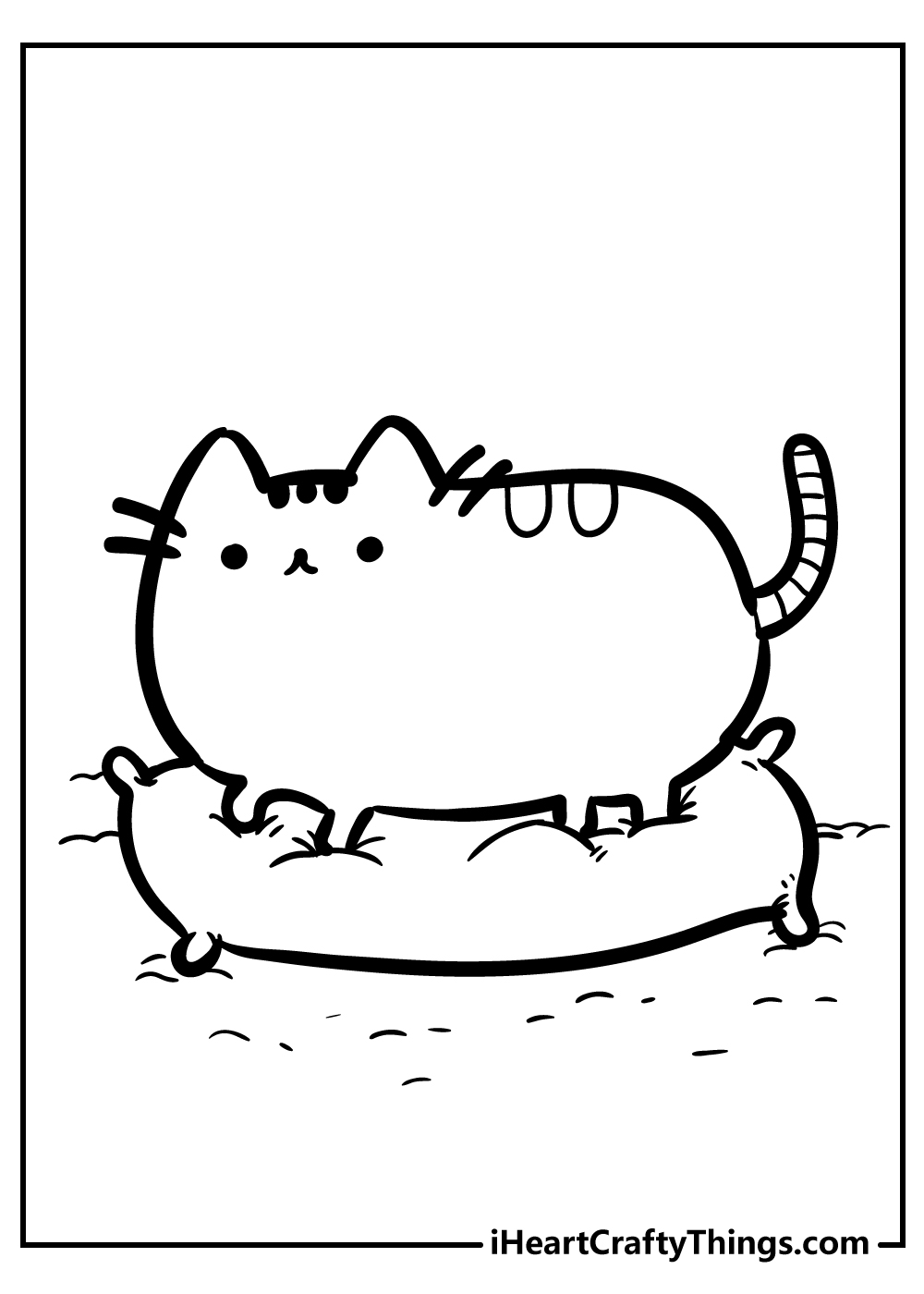 Pusheen coloring pages free printables