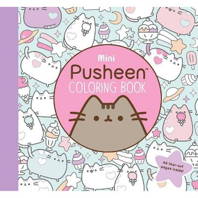 Mini pusheen coloring book