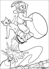 Puss in boots coloring pages on coloring