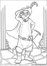 Puss in boots coloring pages on coloring