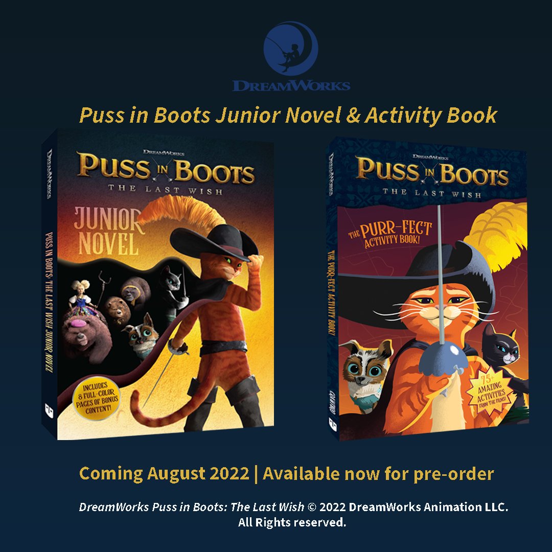 Andrews mcmeel kids on x the trailer from dreamworks for puss in boots the last wish released yesterday and we are so excited to announce that the puss in boots the last