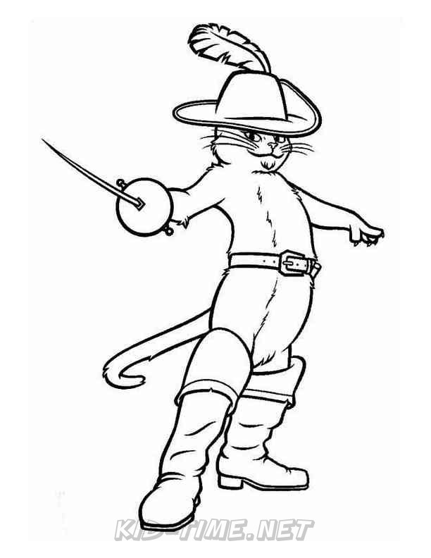 Puss in boots coloring pages sheets â kids time fun places to visit and free coloring book pages printables