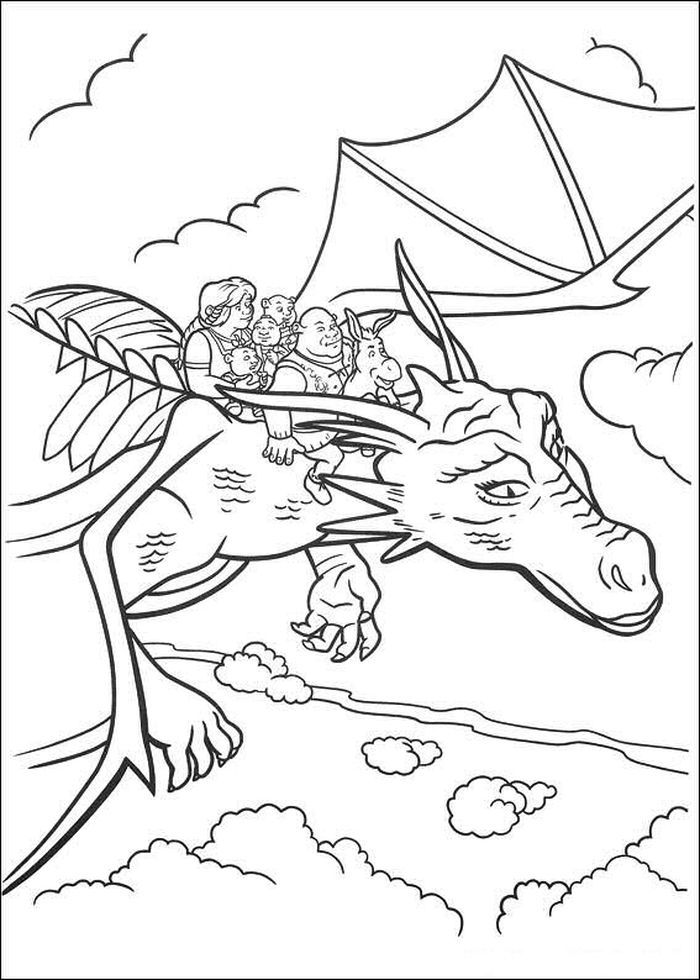 Funny shrek coloring pages pdf ideas