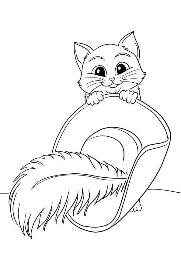 Puss in boots collectn of most wanted coloring pages for free downloading