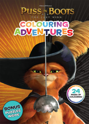 Puss in boots the last wish colouring adventures dreamworks
