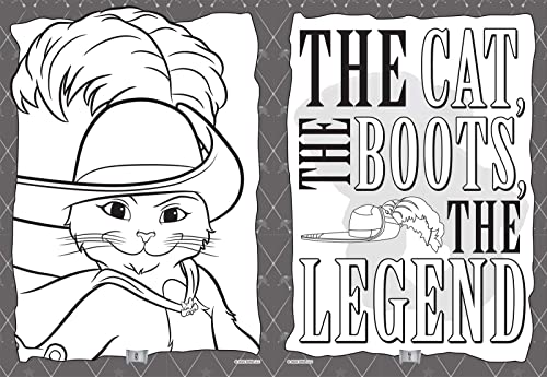 Puss in boots the last wish colouring adventures dreamworks