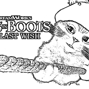 Puss in boots coloring pages printable for free download