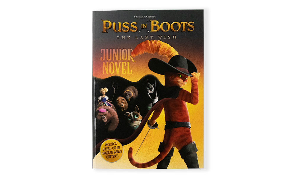 Puss in boots the last wish junior novel spinner cala books