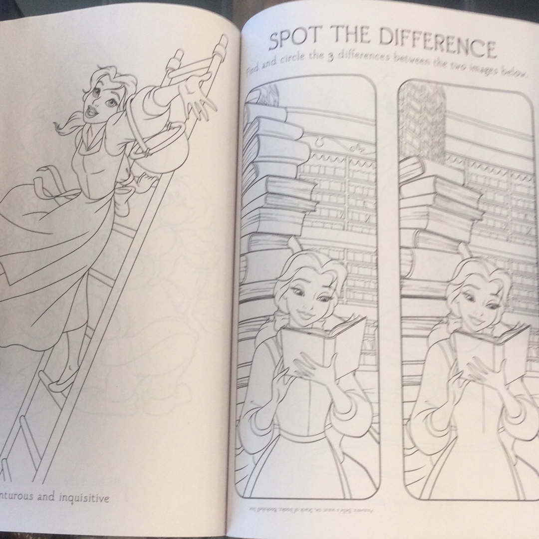 Disney princess jumbo colouring activity book â the hooded goblin