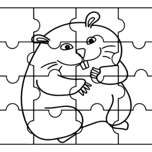 Jigsaw puzzle coloring pages printable for free download