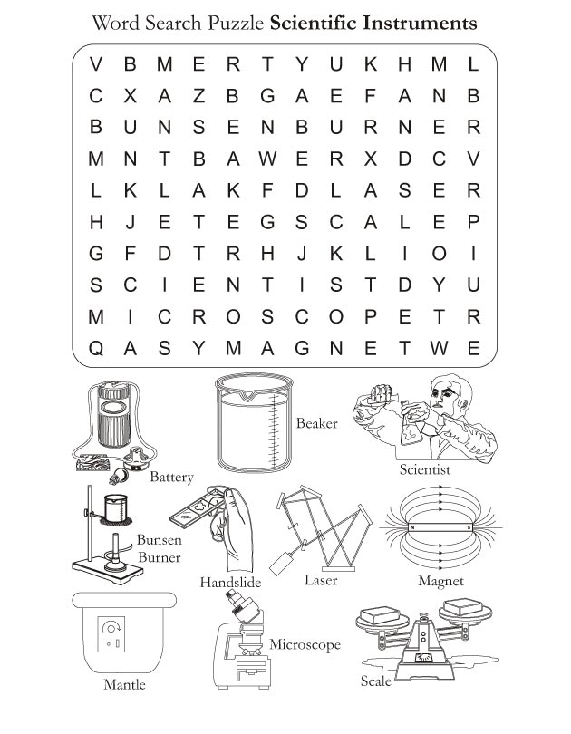 Word search puzzle scientific instrments download free word search puzzle scientific instrments for kids best coloring pages