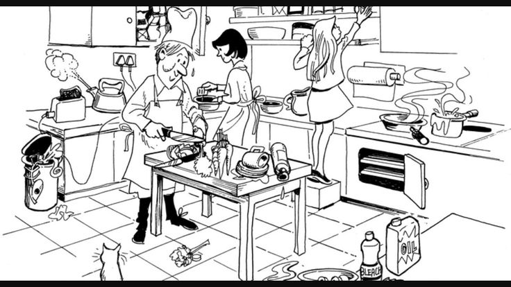 Kitchen safety coloring page kitchen safety tips kitchen safety kitchen safety activities