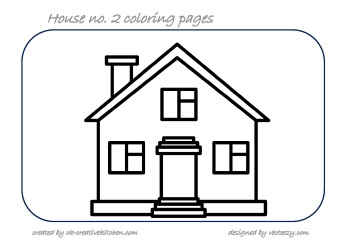 House coloring pages