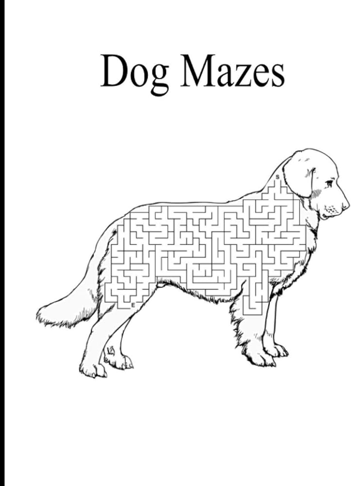 Dog mazes mazes and puzzles dog maze dog maz toy animal maze book bulk maze book children dog maze mat puzzle book sets for adults word search animal zinaoui oussama zinaoui oussama