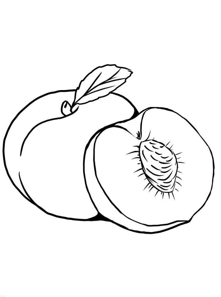 Free printable fruit coloring pages for kids