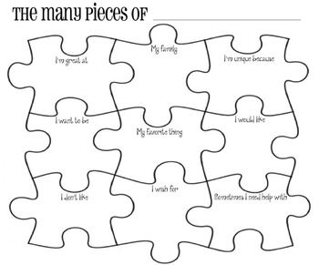 All about me poster puzzle pieces all about me poster about me poster school activities