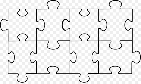 Free jigsaw puzzle coloring book clip art