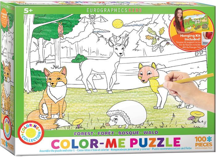 Color me forest piece jigsaw puzzle by eurographics barnes noble