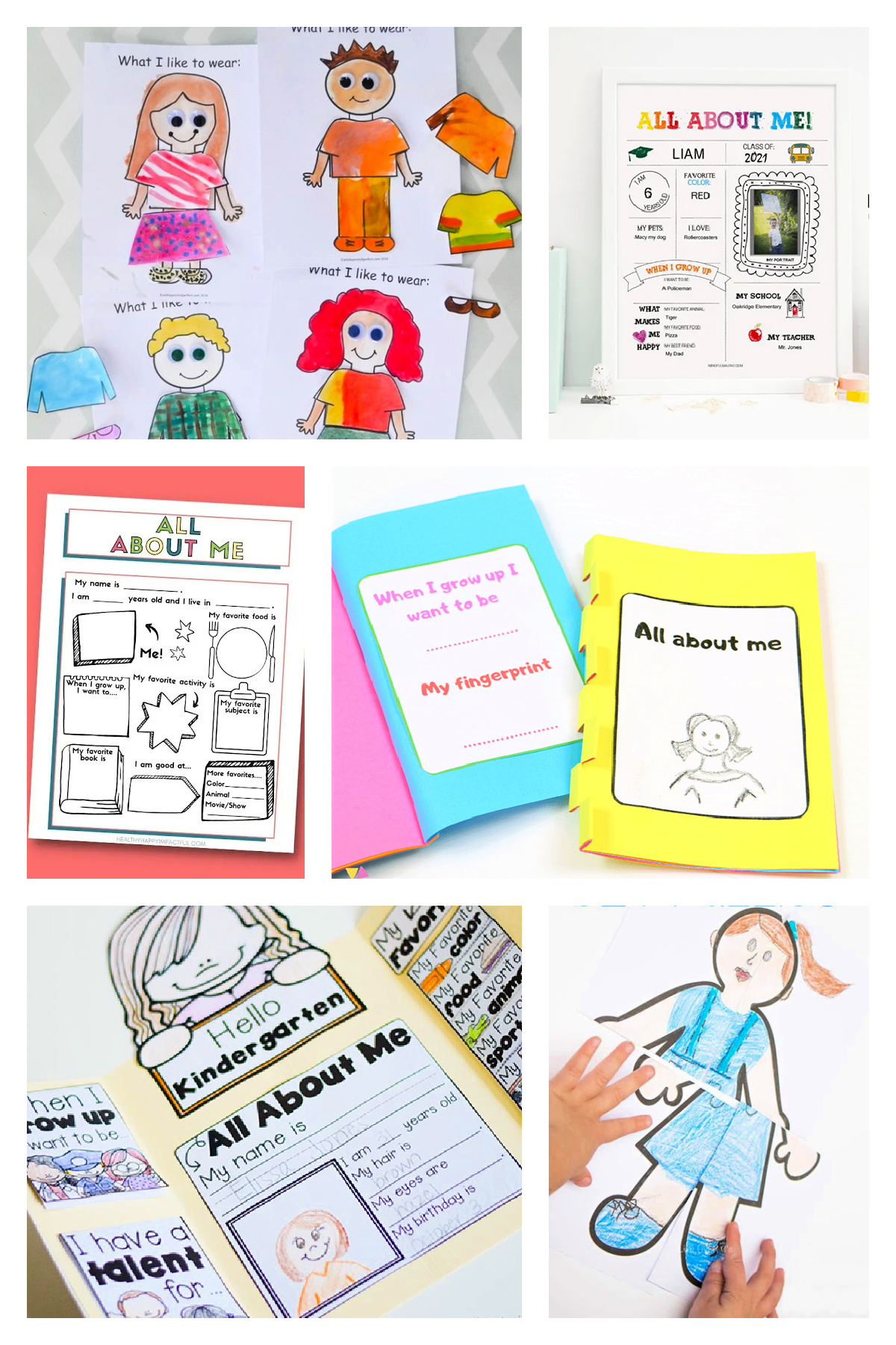 About me worksheet printables kids activities blog