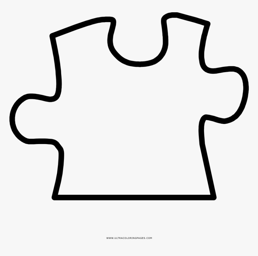 Puzzle piece coloring page hd png download