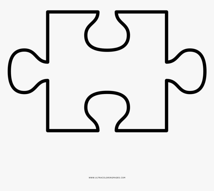 Puzzle piece coloring page