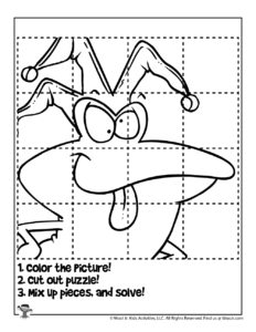 Printable coloring puzzles for kids woo jr kids activities childrens publishing