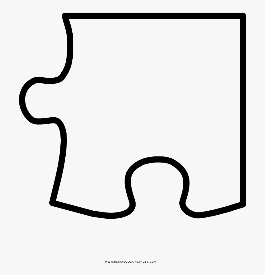 Puzzle piece coloring page hd png download