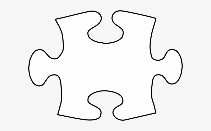 Coloring page puzzle piece