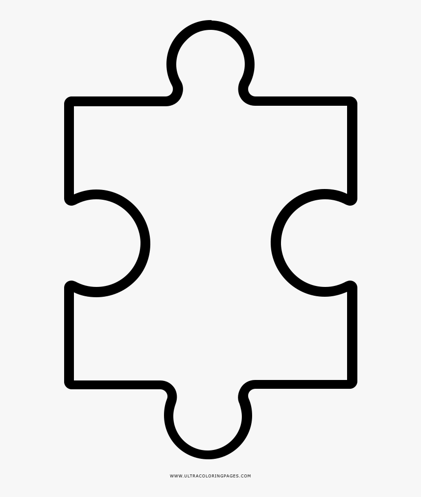 Puzzle piece coloring page