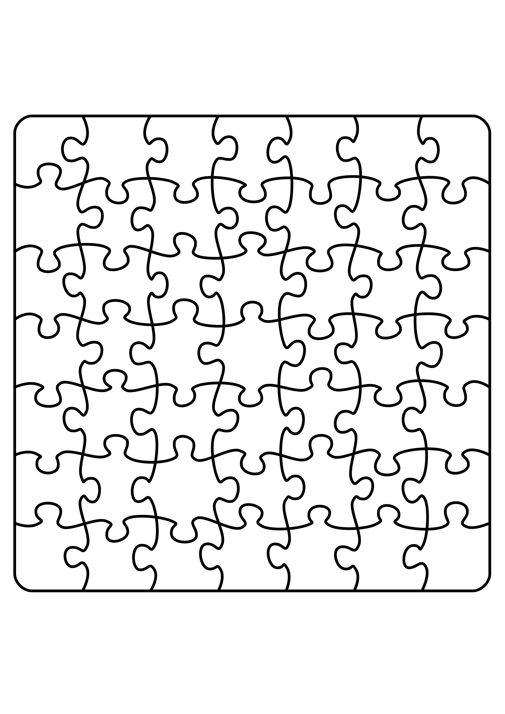 Puzzle coloring pages