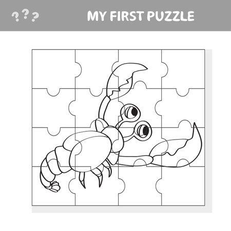 Coloring page puzzle ocean cliparts stock vector and royalty free coloring page puzzle ocean illustrations