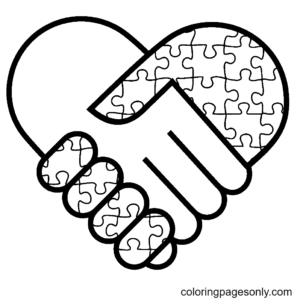 Autism awareness coloring pages printable for free download