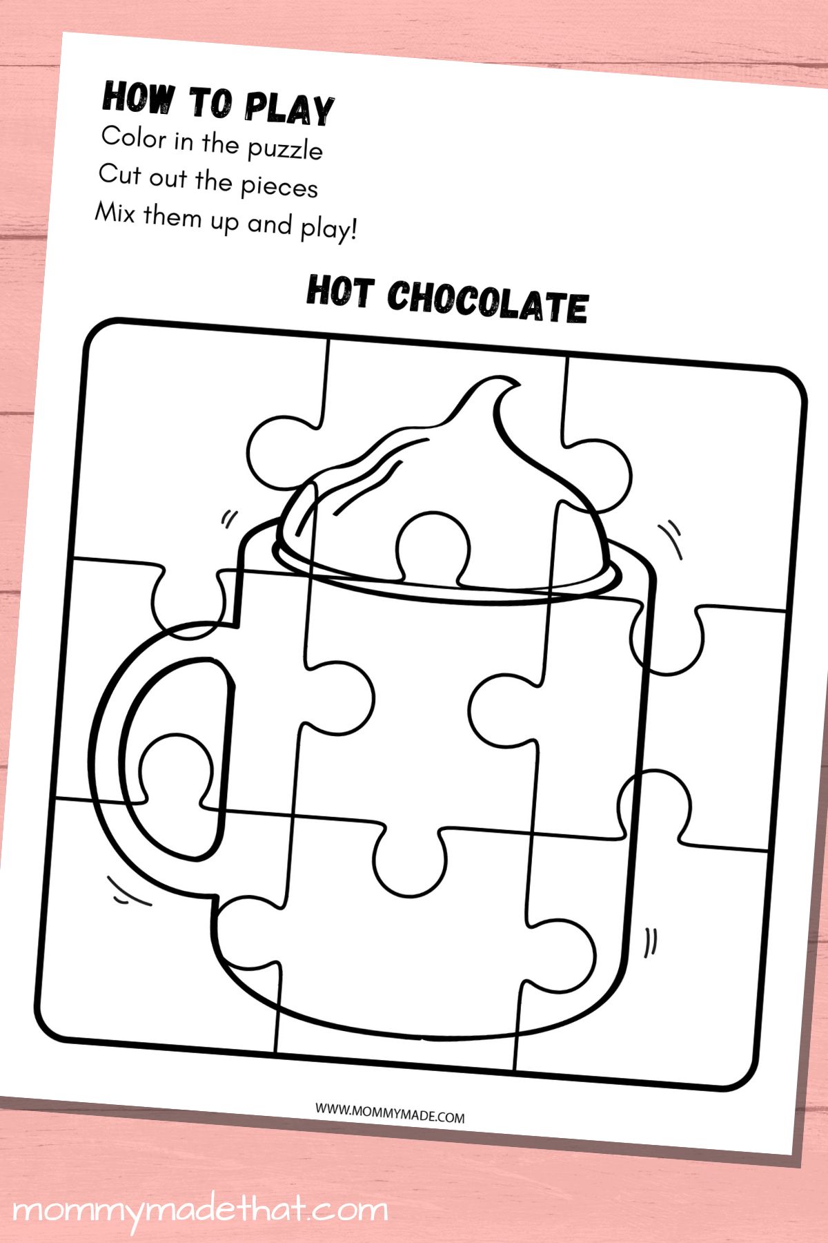 Coloring puzzles free printable puzzle coloring pages